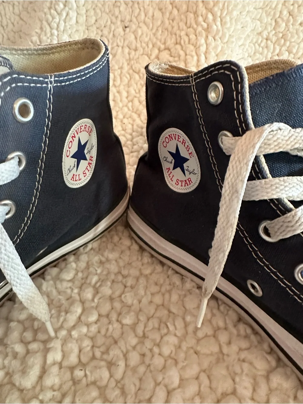 Converse Youth B/W Chuck Taylor All Star Tan Interior Low-Top Sneakers
